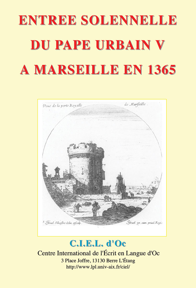Entrée solennelle du Pape Urbain V à Marseille en 1365, Abbé J. H. Albanes