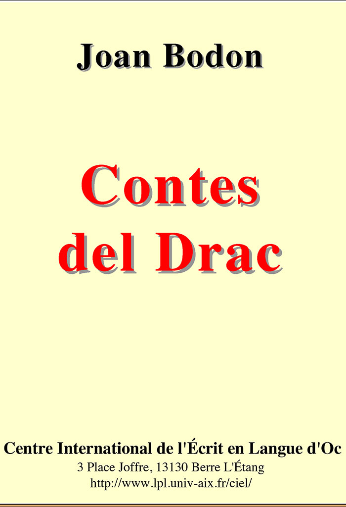 Contes del Drac, Joan BODON