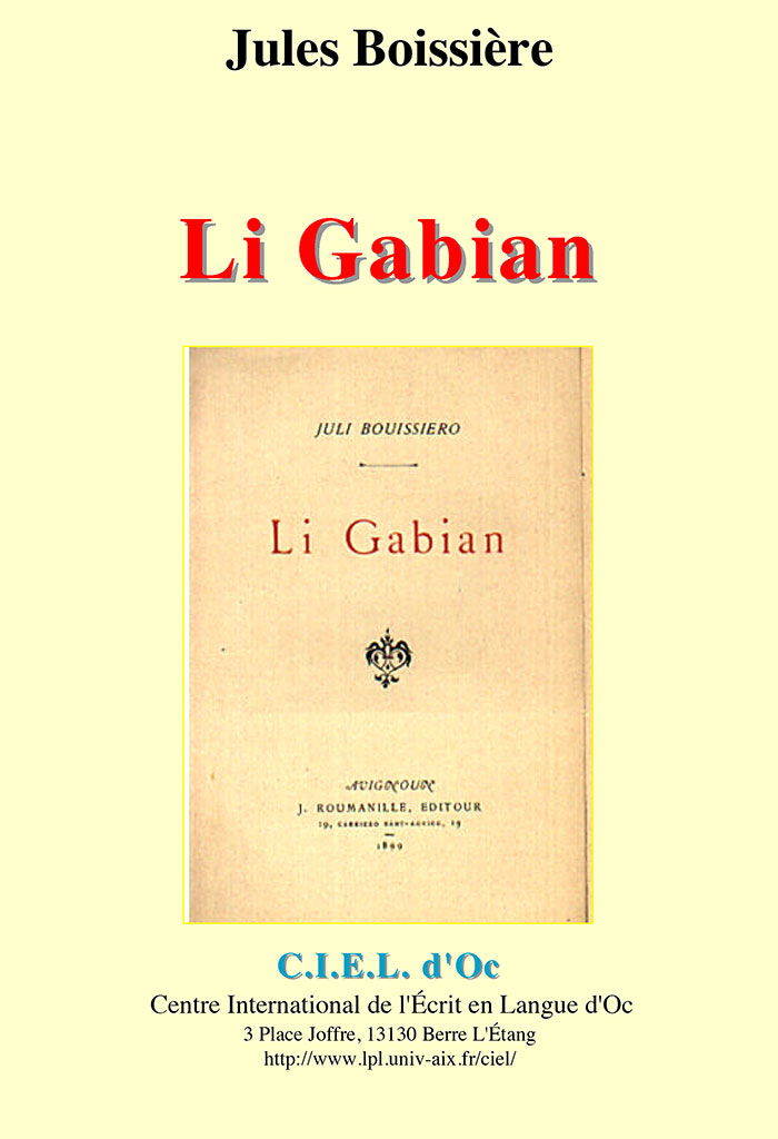 Li Gabian, Jules BOISSIÈRE