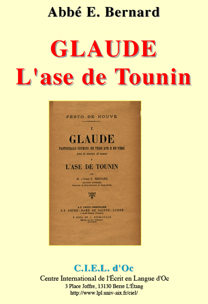 Glaude, L'ase de Tounin, Abbé E. BERNARD