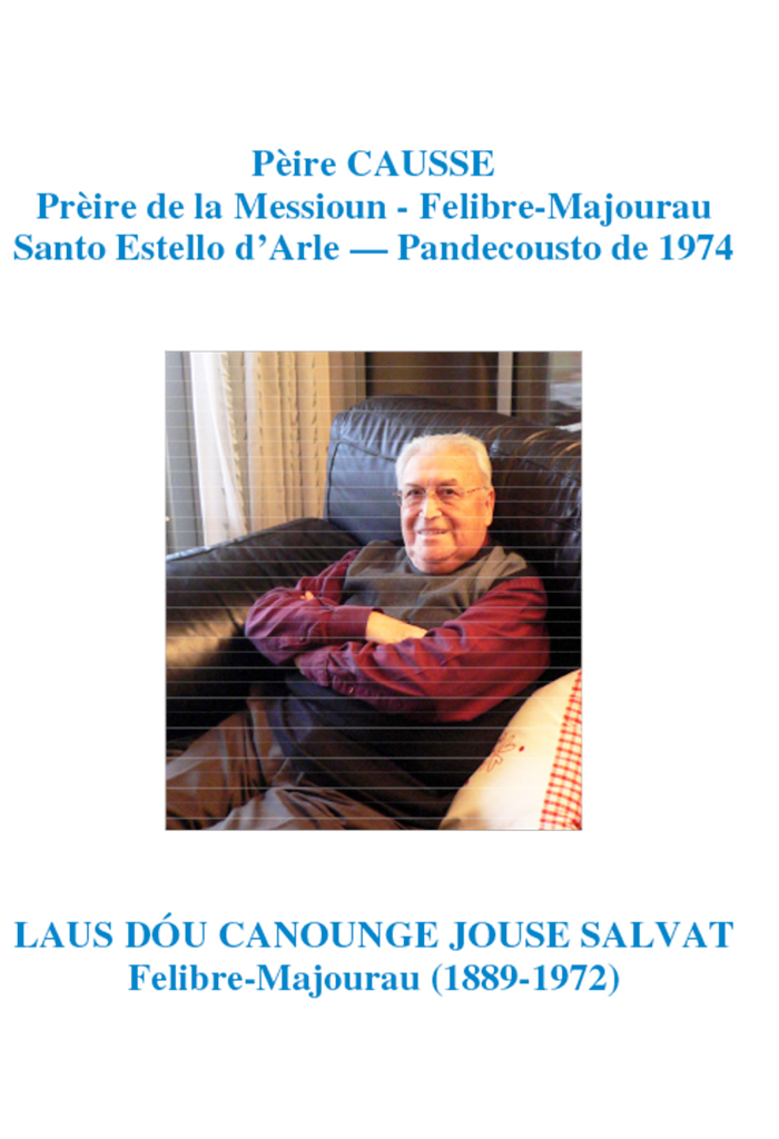 Laus dóu canounge Jouse Salvat, Pèire CAUSSE