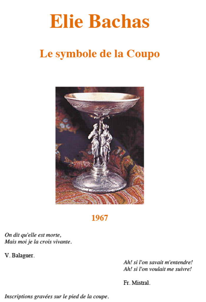 Le symbole de la Coupo, Elìe BACHA