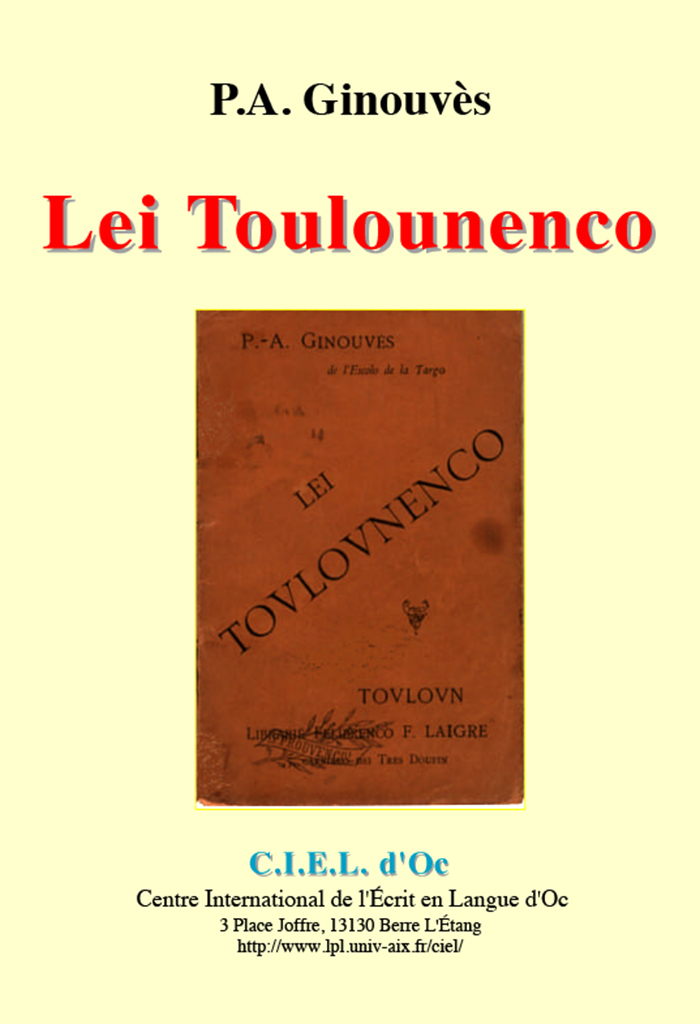 Lei Toulounenco, P.A. GINOUVÈS