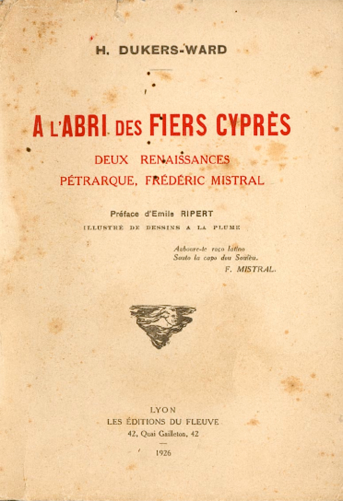 A l'abri des Fiers Cyprès, H. DUKERS-WARD