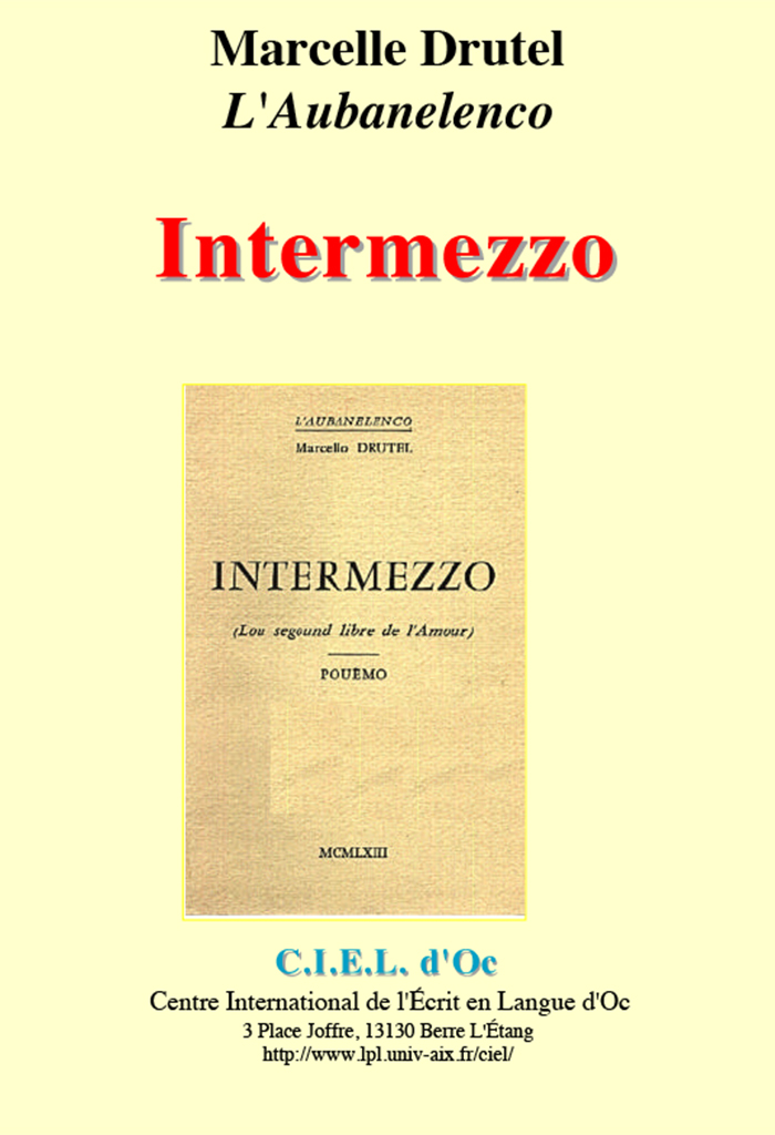 Intermezzo, Marcelle DRUTEL