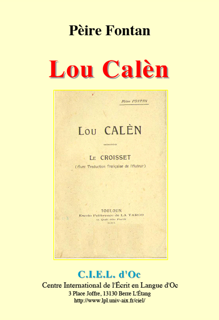 Lou Calèn, Pèire FONTAN