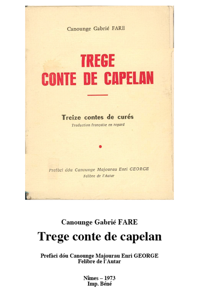 Trege Conte de Capelan, Gabrié FARE