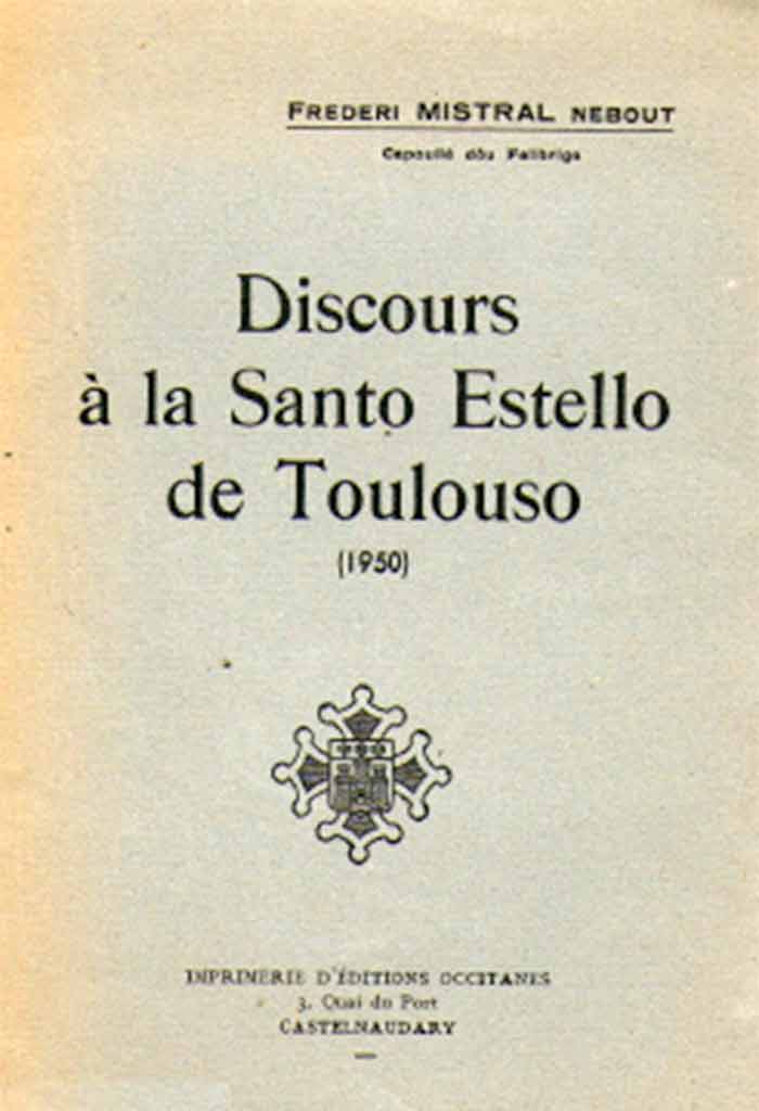 Discours à la Santo Estello de Toulouso