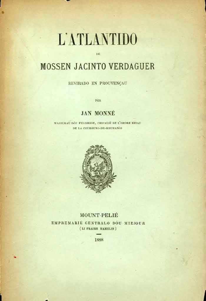 L'Atlantido, Mossen Jacinto VERDAGUER