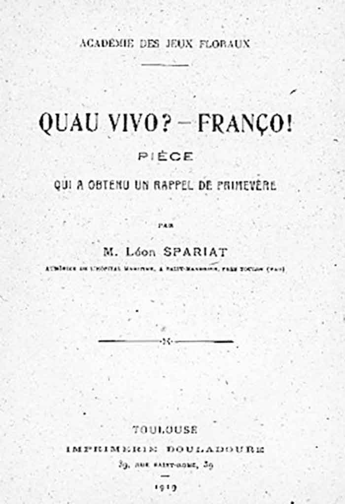 Quau vivo ? - Franco!, Abat Leoun SPARIAT