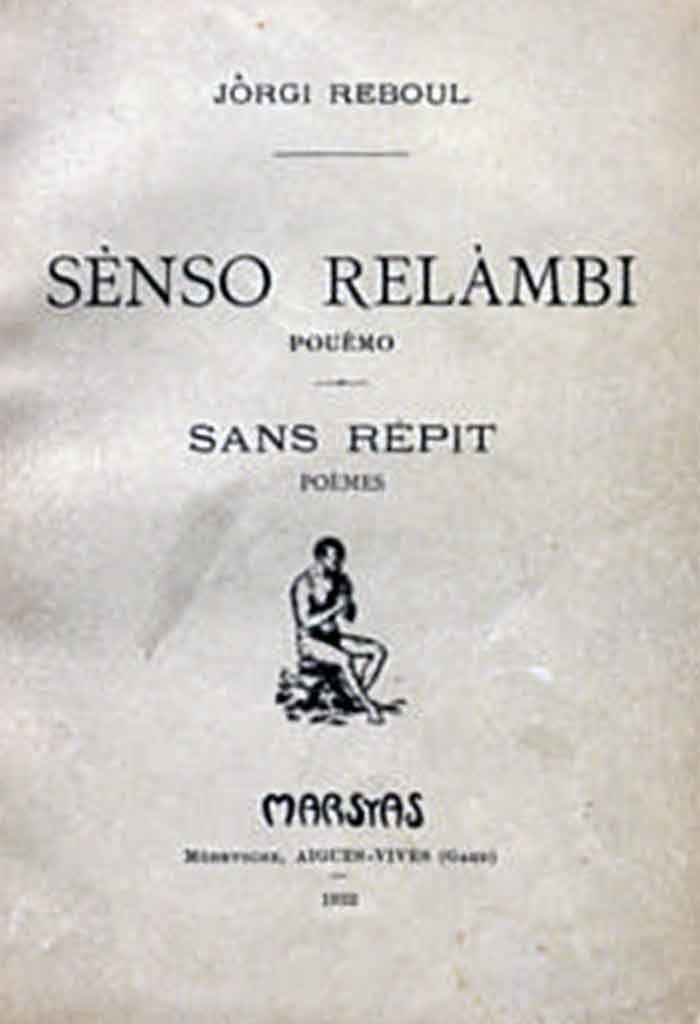 Sènso relàmbi, Jòrgi REBOUL